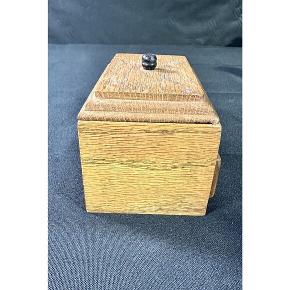 Small Wooden Trinket Box 5” X 3” X 3 1/4” - Picture 5 of 16